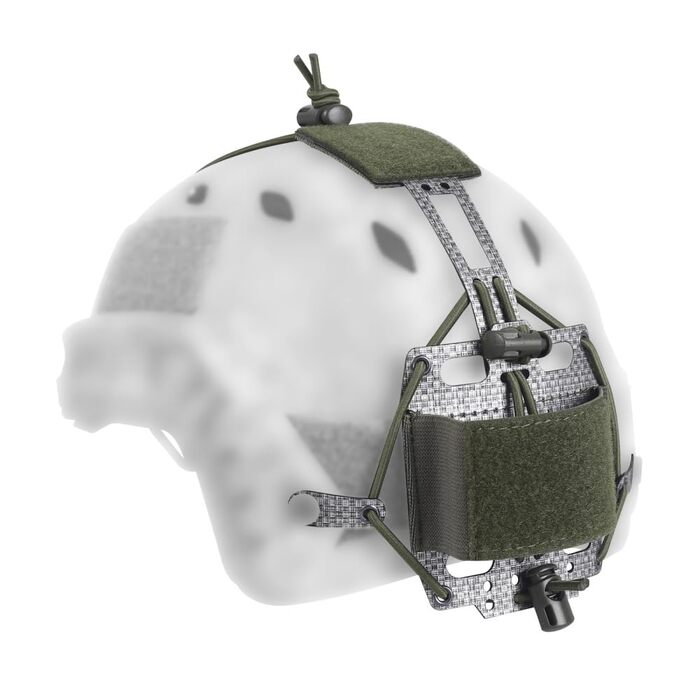 Підсумок для батареї тактичного шолома NVG, підсумок для батареї страйкбольного шолома з кріпленням на липучці та петлі для системи утримання батареї PVS31, армійський зелений