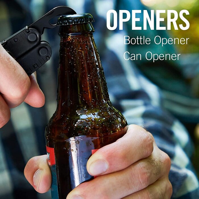 Компактний мультиінструмент з 17 практичними інструментами - Універсальний інструмент для використання на природі та в кемпінгу -