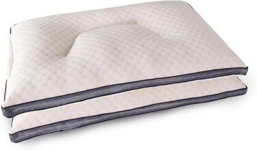 Подушка преміум-класу Mixibaby, 2 шт., 50 x 70 см, дихаюча, м&39яка, стьобана, для шиї, модель подушка для підтримки шиї