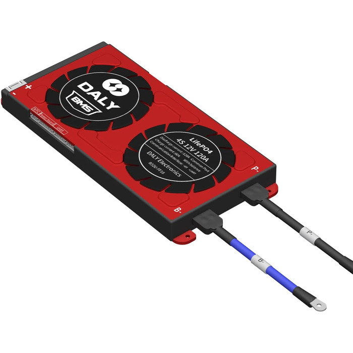 Батарея Захист Плата Система керування Батареєю з вирівнювальними кабелями та бездротовим модулем Bluetooth для літій-залізофосфату, 4 4S 12V 120A Bluetooth Smart PCB