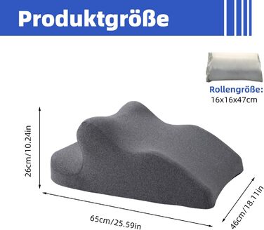 Подушка для читання для ліжка та дивана, ергономічна подушка для спини, подушка з піни з ефектом пам&39яті для спини, подушка для голови, подушка з рефлюксом, подушка для ніг, подушка для ліжка з чохлом, який можна прати, для сидіння, читання, перегляду т