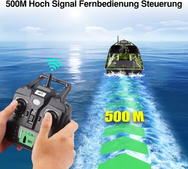 Човен для приманки Човен для приманки з GPS Човен для риболовлі Човен для приманки з ехолотом і GPS Коропова риболовля Знайти човен Ехолот з датчиком ехолота, запасні батарейки, сумочка Камуфляжний човен з ехолотом