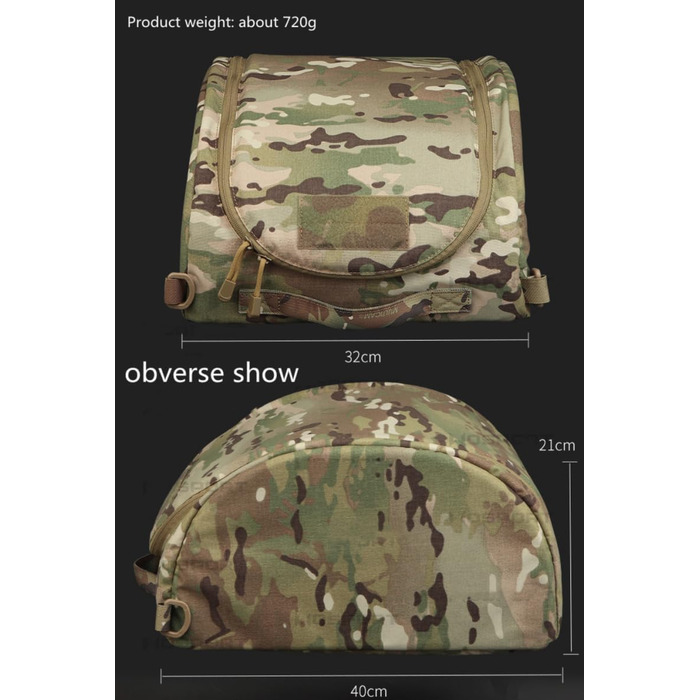 Тактичний шолом для зберігання сумка чохол м&39який рюкзак велика ємність носити швидко носити шолом мотоцикл страйкбол пейнтбол полювання зелений