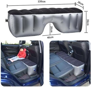 Автомобільний матрац для Dacia Duster 3 Hybrid 2017-2026. Надувні автомобільні матраци, надувний матрац для подорожей, кемпінгу та активного відпочинку.