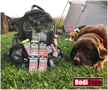 Клейка стрічка Tasche, 2 шт., упаковка 4,8 см x 5 метрів, плоска упаковка, 1,88 дюйма завширшки x 5 ярдів завдовжки x 0,55 дюйма завтовшки, сріблясто-чорна