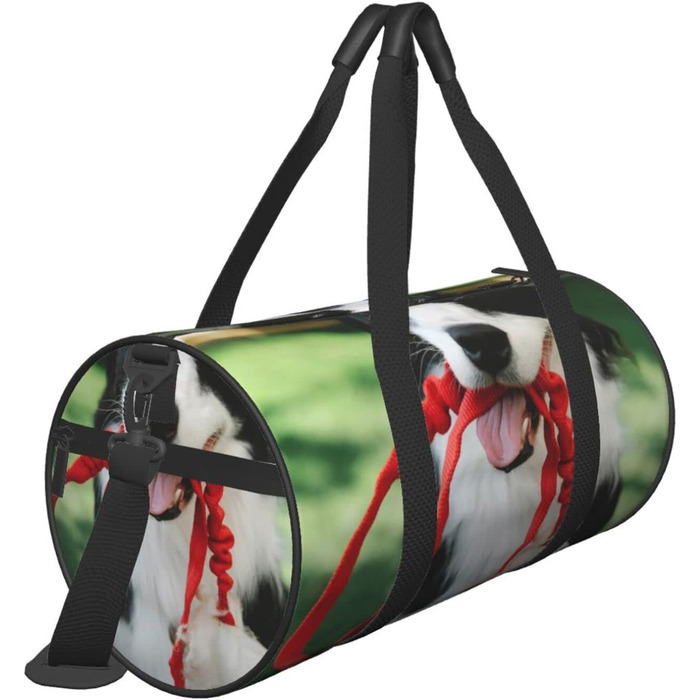 Дорожня сумка Веселий пес на траві, спортивна сумка для чоловіків та жінок