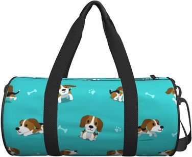 Дорожня сумка-мішок з кумедним малюнком собаки, спортивна сумка для чоловіків та жінок