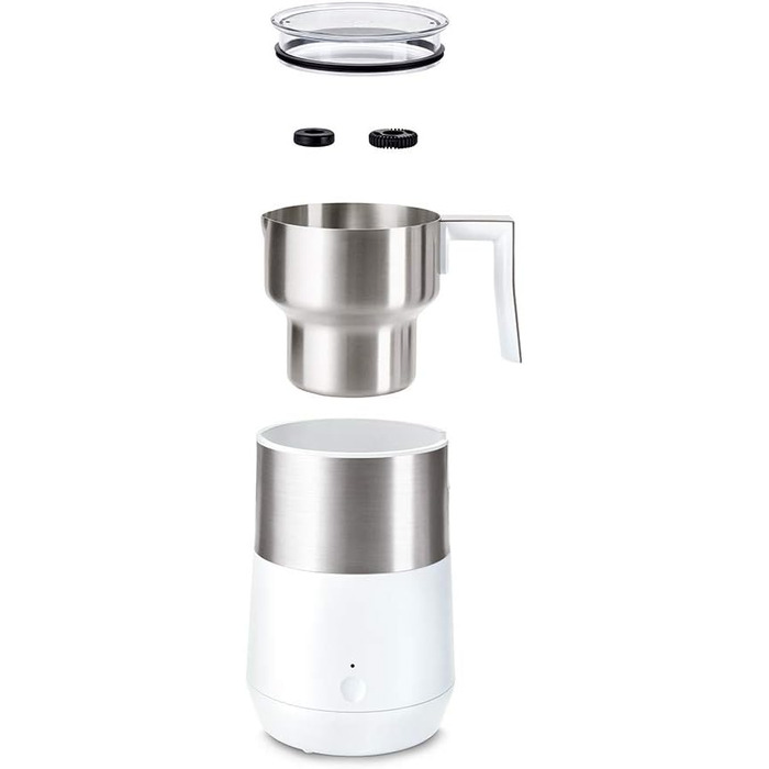 Індукційний спінювач молока Tchibo, не нагрівається, можна мити в посудомийній машині, тепла і холодна молочна піна, для латте мак