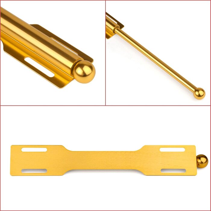 Штанга для висувної шафи, штанга для спальні, пральні, ванної кімнати, 1 упаковка, 8, помаранчевий колір