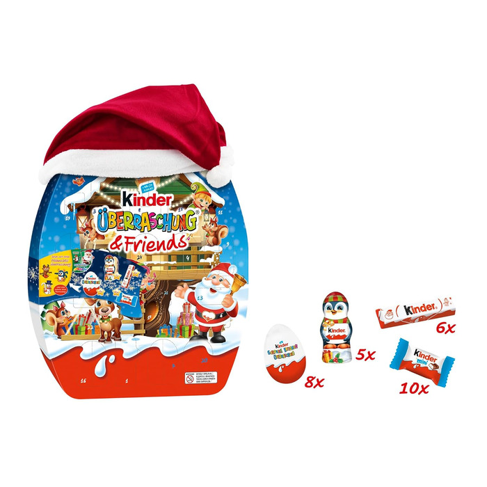 Адвент-календар Kinder Surprise & Friends, 370 г