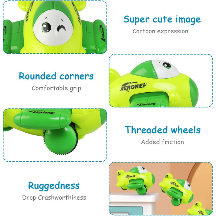 Іграшкові машинки JoyPlus для дітей віком від 1 року, набір із 4 заводних машинок для дітей, дитячі іграшкові машинки для дітей віком від 1 року, іграшкові машинки з фрикційним механізмом, дитячі іграшки, подарунок для дітей віком 1, 2 та 3 років