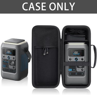 Жорсткий захисний чохол co2CREA для подорожей Anker SOLIX C300 DC Powerbank Powerstation 300W Outdoor Portable Solar Generator, лише чохол для перенесення