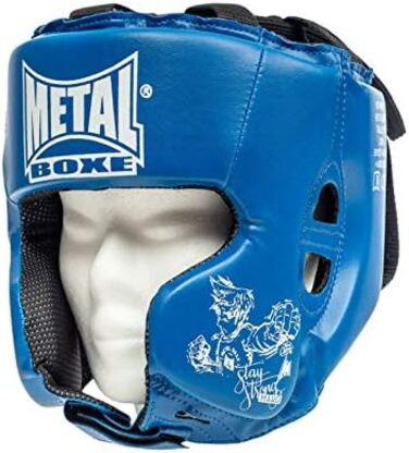 Шолом/капелюх Metal Boxe MB117 для боксу/бойових мистецтв, синій, дитячий