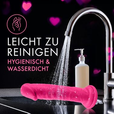 Фалоімітатор Liebesfreunde® Real Touch «Pure Lover», 20 см, силіконовий, з присоскою