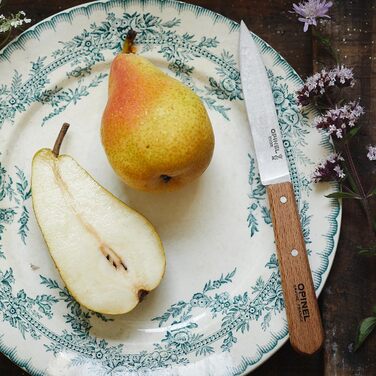 Різнокольоровий, 001300 Estuche Esenciales Mango de haya barnizada Natural N 112 patatero N113 dentado N114 cuchillo para verdura