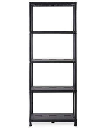 Стелаж Ondis24, полиця для зберігання, 71 x 35 x 180 (В) см, стелаж без болтів, пластиковий стелаж, міцний стелаж 15 дюймів, вантажопідйомність до 180 кг, 71 x 35 x 180 см