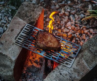 Титанова решітка для приготування їжі Решітка для гриля на відкритому повітрі Деревне вугілля Барбекю Сітка Тарілка для гриля Надл
