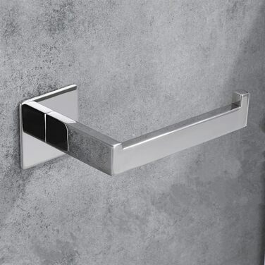 Тримач для туалетного рушника без свердління, тримач для туалетного рушника 304 хромована нержавіюча сталь, тримач для туалетного