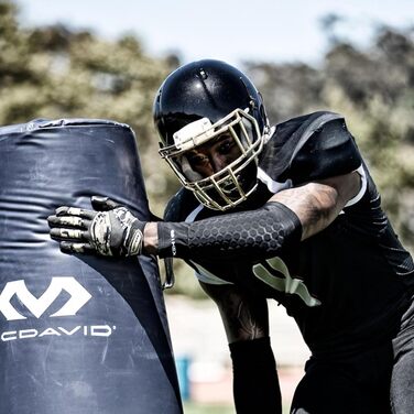 Захисні щитки для передпліччя McDavid HexPad 651 S чорні/прозорі