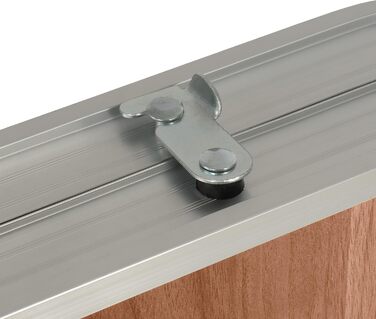 Алюмінієвий кемпінговий стіл CampFeuer для 6 осіб 120 x 60 см Складаний садовий стіл, розкладний стіл, розкладний балконний стіл Вуличний стіл з регульованою висотою, розкладний стіл для кемпінгу, саду, патіо