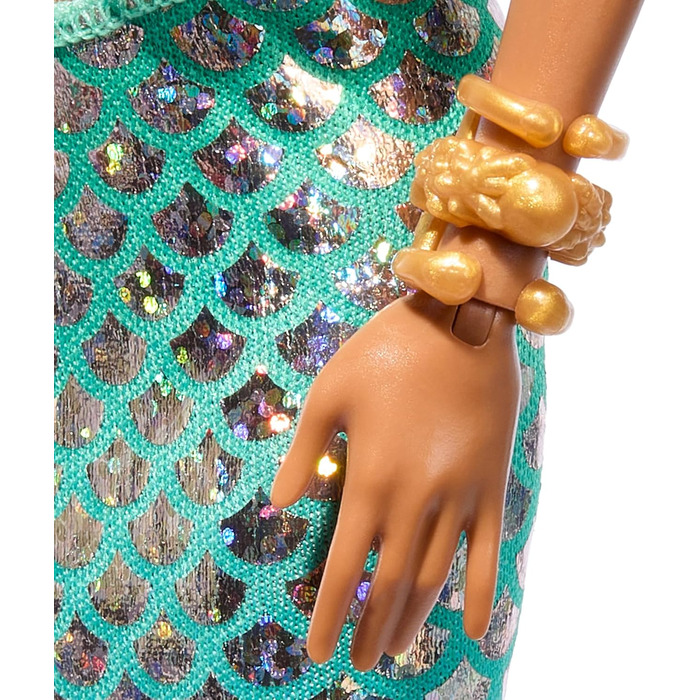 Аріель, русалочка - розкішна лялька-русалочка з намистинами для волосся та підставкою для уявних ігор і показу, для дітей віком ві