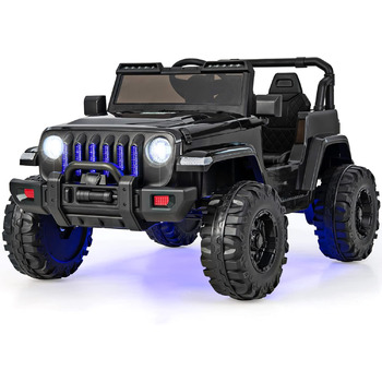 Дитячий електромобіль DREAMADE 12V, дитячий автомобіль з пультом дистанційного керування 2.4G та фарами і музикою, дитячий транспо