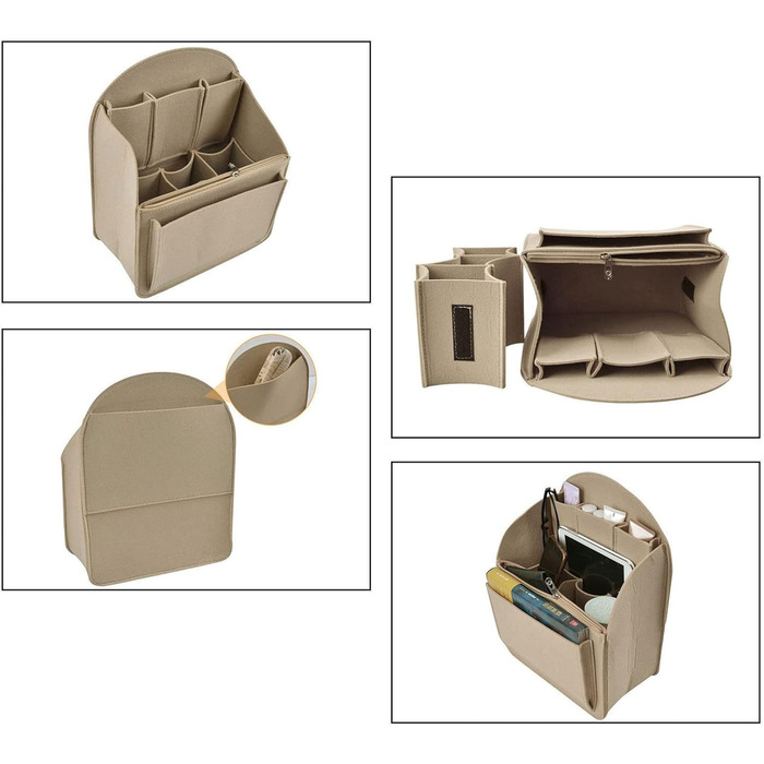 Органайзер для рюкзака з повсті OYUEGE, міні-органайзер для рюкзака, невеликий роздільник для рюкзака, гаманець, легкий нейлон, су