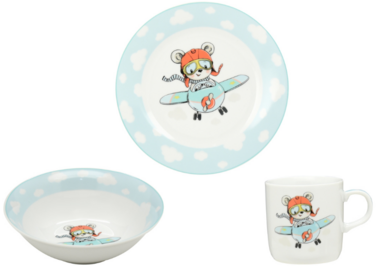 Дитячий набір Limited Edition Little Pilot, 3 предмети (6885807)