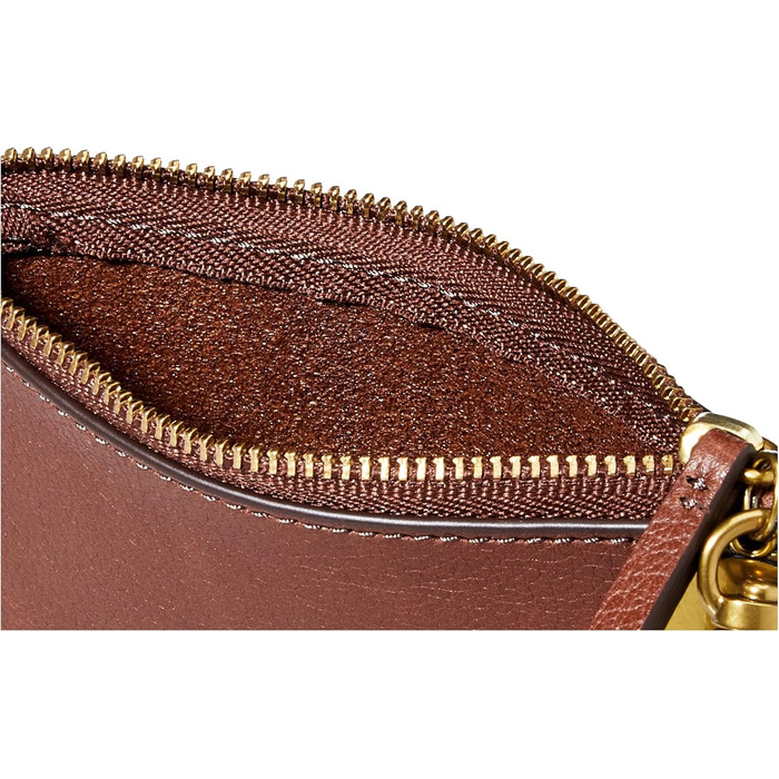 Сумка Fossil Polly з екошкіри, 13,0 см x 7,9 см x 1,2 см, коричнева