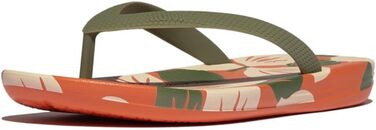 В&39єтнамки Fitflop Unisex Kinder Iqushion Kids Junior з принтом листя Erg. Flipflops Flipflop 17 EU Graugreun