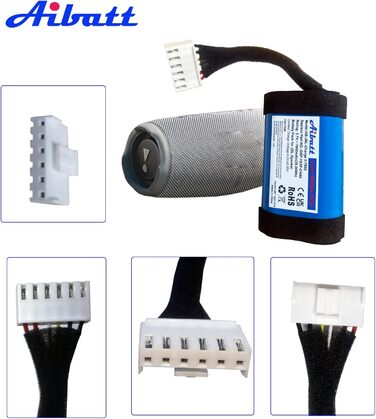 Замінний акумулятор ємністю 7800 мАг для JBL Charge 5, акумулятор для Bluetooth-колонки JBL Charge 5-го покоління, заміна акумулятора JBL GSP-1S3P-CH40, GSP-1S3P-CH4A.