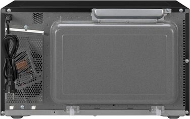 Мікрохвильова піч і гриль Panasonic NN-GT46KBSUG з поворотним столом, 31 літр, нержавіюча сталь, 1000 Вт, гриль 1100 Вт, 24 автоматичні програми, металева гриль, LCD дисплей, молодше меню, чорний