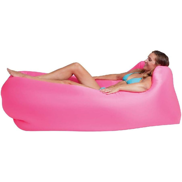 Надувний лежак Happy People Lounger to Go 2.0 (рожевий)