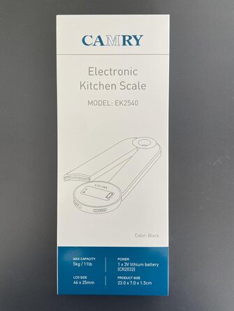 Цифрові електронні складні кухонні ваги для подорожей, кемпінгу на ходу, складні кухонні ваги, що беруться з собою, 5 кг / 11 фунт