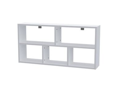 Біла дерев&39яна настінна полиця - настінна книжкова полиця - полиці для стін - полиця для вітальні