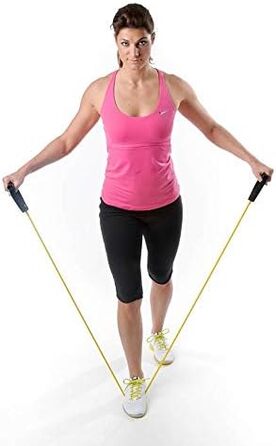 Жовтого/світлого кольору з брошурою з вправами, 10 шт., DITTMANN Body-Tube