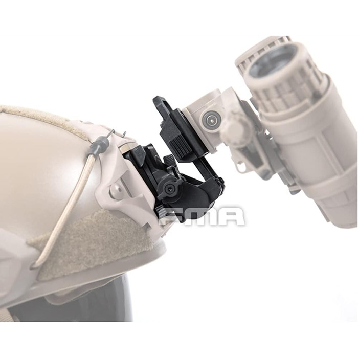 Тактичні мисливські окуляри нічного бачення GPNVG 18 та пластикове кріплення L4G24 NVG для страйкболу, чорного кольору