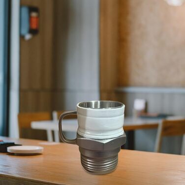 Чашка для свічок запалювання Rockible, чашка з нержавіючої сталі зі смоли, кавова кружка для автолюбителів