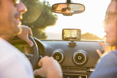 Навігаційна система TomTom GO 520 12,7 см (5 дюймів) із сенсорним екраном, фіксований чорний, сірий - Навігаційні системи (мультидіафрагма, внутрішня, вся Європа, 12,7 см (5 дюймів), 480 x 272 пікселів, 109 ppi)
