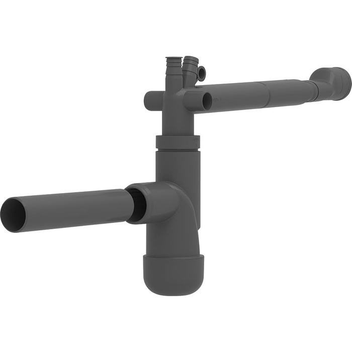 Компактний сифон Економія простору Для кожної підлогової шафи Можна поєднувати з усіма мийками BLANCO Закінчення