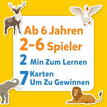 Карткова гра Skillmatics - 10 разів вгадай тваринний світ, подарунки для дітей від 6 років, чудова забава для подорожей та сімейни