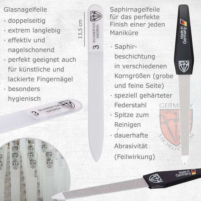 Набір для манікюру Drei Schwerter (11 шт.)