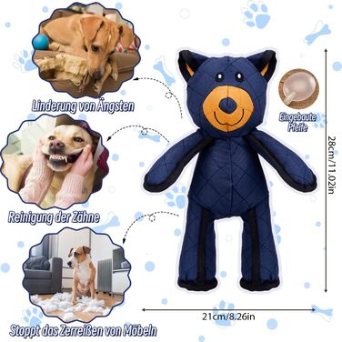 Jadyon Dog Toy Indestructible Bear, Dog Toy Indestructible, Dog Ball Dog Ball Dog Toy Food Ball, Indestructible Dog Chew Toy, Indestructible Dog Toy For Agressive Chewers, Jadyon Dog Toy Indestructible Bear, Dog Toy Indestructible, Dog Ball Dog Ball Dog T