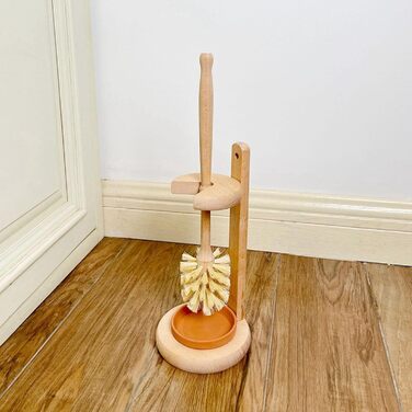 Набір щіток і тримачів для унітазу Lckiioy 2X, щітка для чищення унітазу для ванних кімнат, скребок для унітазу з ручками