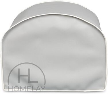 Захисний чохол HOMELAY високої якості, сумісний з Monsieur Cuisine Connect і Plus. Ручної. Матеріал Синтетична шкіра, брудовідштовхувальна, антибактеріальна. Кольорова обкладинка (сіра)