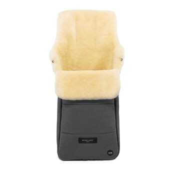 Муфта для ніг з овчини AROSA LUXE - повністю хутряна коляска, муфта для ніг (діти від 6 до 36 місяців), з медичного хутра, в кольо