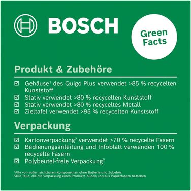Хрестоподібний лазерний рівень Bosch Quigo Plus з штативом (Новий)