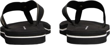 Жіночі шльопанці Tommy Hilfiger на середній танкетці, літні, чорного кольору, 42 EU