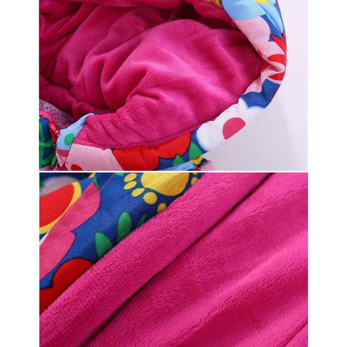 Дитячий зимовий комбінезон з капюшоном, зимовий костюм з рукавичками та пінетками, комплект теплого одягу для дівчаток та хлопчиків, 12-18 місяців () E