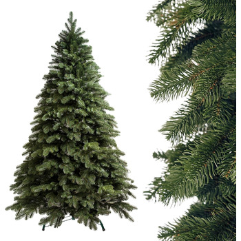 Штучна ялинка SMEREKA 230 см Литий під тиском, 100 реалістичний вигляд, зроблено в ЄС - Штучна ялинка з ялиці Нордманн з металевою підставкою - Штучна ялинка